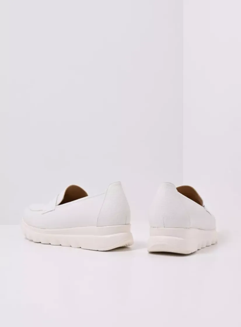 Wolky Snoafer F2F - wit biocare<DAMES Instappers