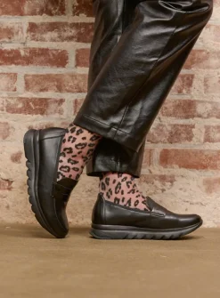 Wolky Snoafer F2F - zwart biocare<DAMES Instappers