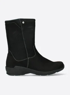 Wolky Sole WR - zwart nubuck<DAMES Herfst/Winter