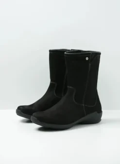 Wolky Sole WR - zwart nubuck<DAMES Herfst/Winter