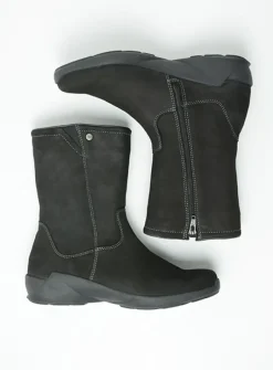 Wolky Sole WR - zwart nubuck<DAMES Herfst/Winter