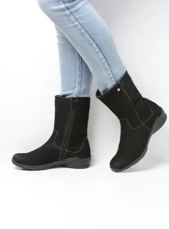 Wolky Sole WR - zwart nubuck<DAMES Herfst/Winter