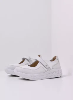 Wolky Spring S2F - wit/gebroken combi stretch<DAMES Wandelschoenen|Bandschoenen