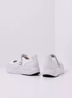 Wolky Spring S2F - wit/gebroken combi stretch<DAMES Wandelschoenen|Bandschoenen
