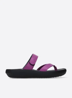 Wolky Tahiti - fuchsia leer<DAMES Slippers