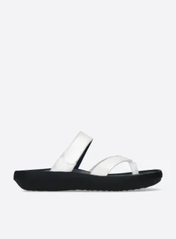 Wolky Tahiti - wit leer<DAMES Slippers
