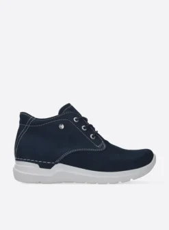 Wolky Truth DB - denim nubuck<DAMES Hoge Veterschoenen|Wandelschoenen