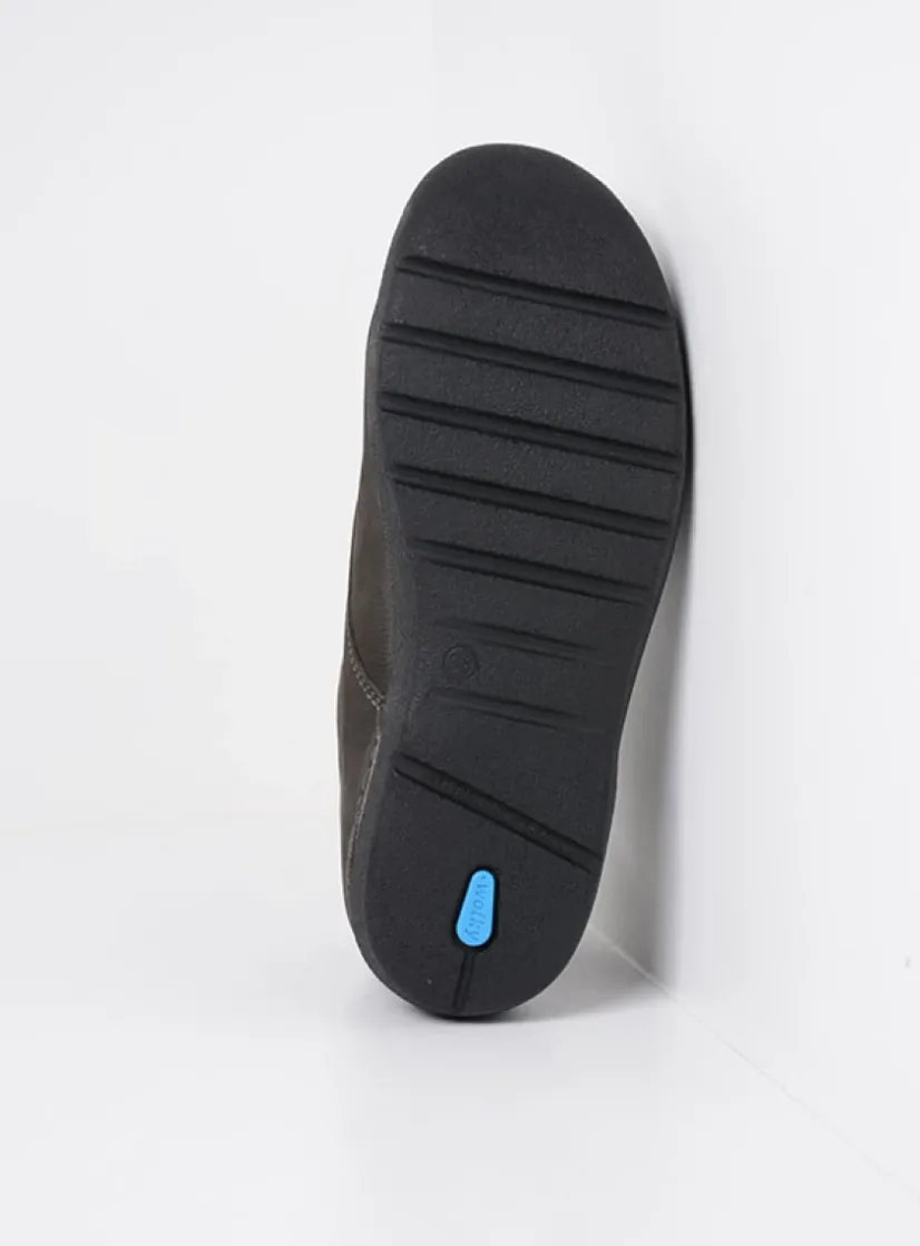 Wolky Truth HV - asfalt nubuck<DAMES Hoge Veterschoenen|Wandelschoenen