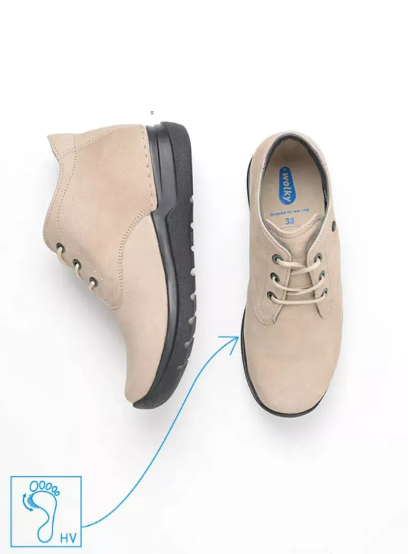 Wolky Truth HV - safari nubuck<DAMES Hoge Veterschoenen|Wandelschoenen