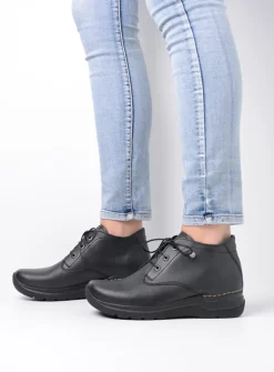 Wolky Truth Vegan -<DAMES Hoge Veterschoenen|Wandelschoenen