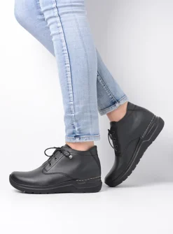 Wolky Truth Vegan -<DAMES Hoge Veterschoenen|Wandelschoenen