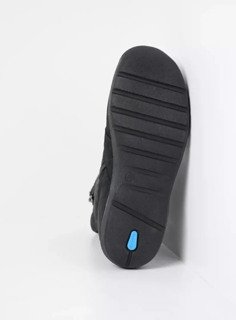 Wolky Viper - zwart nubuck<DAMES Hoge Veterschoenen|Veterlaarzen