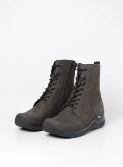 Wolky Viper HV - asfalt nubuck<DAMES Hoge Veterschoenen|Veterlaarzen