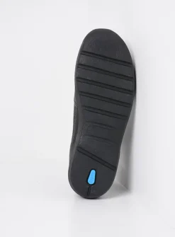 Wolky Why - zwart leer<DAMES Wandelschoenen|Hoge Veterschoenen