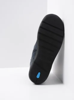 Wolky Whynot - blauw nubuck<DAMES Hoge Veterschoenen|Wandelschoenen