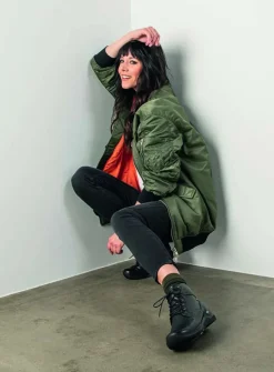 Wolky Whynot - zwart leer<DAMES Hoge Veterschoenen|Wandelschoenen