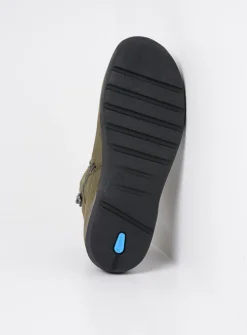 Wolky Whynot HV - pesto groen nubuck<DAMES Hoge Veterschoenen|Wandelschoenen