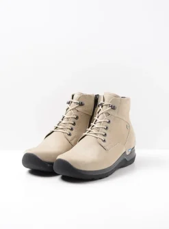 Wolky Whynot HV - safari nubuck<DAMES Hoge Veterschoenen|Wandelschoenen