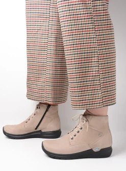 Wolky Whynot HV - safari nubuck<DAMES Hoge Veterschoenen|Wandelschoenen