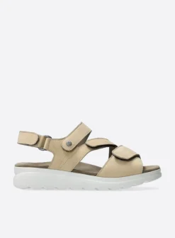 Wolky Yard - beige nubuck<DAMES Sandalen