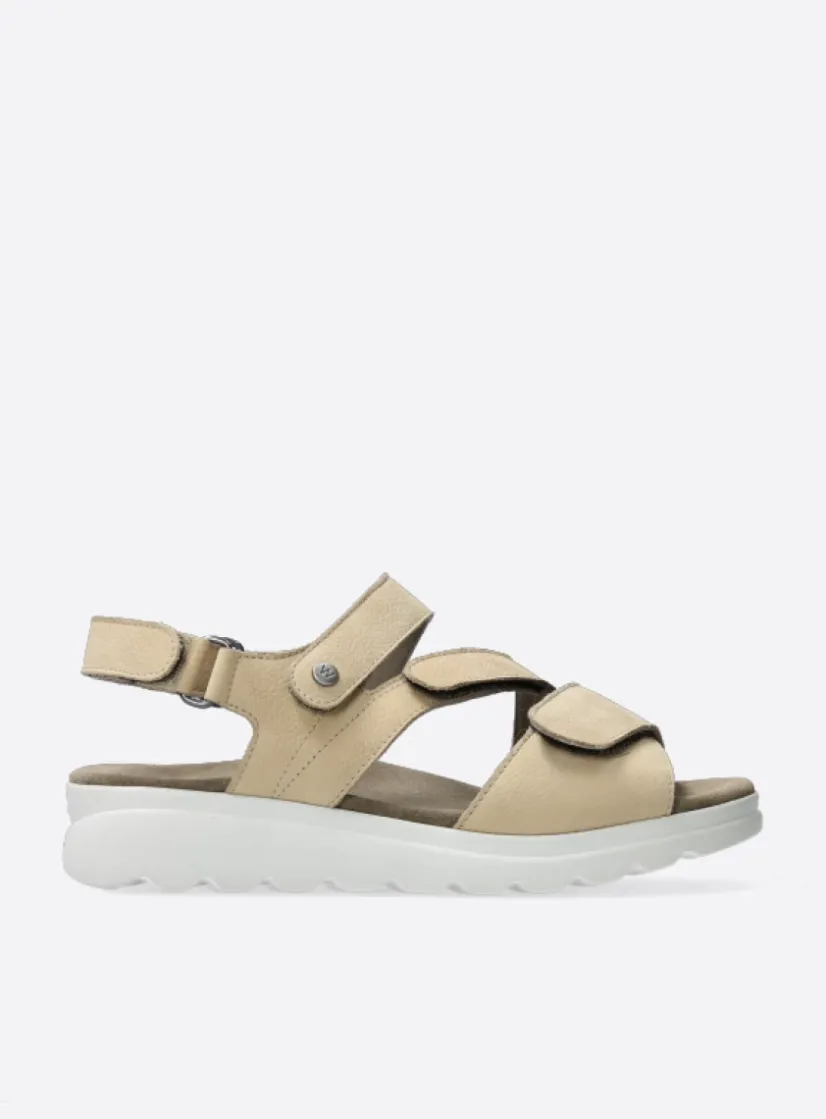Wolky Yard - beige nubuck<DAMES Sandalen
