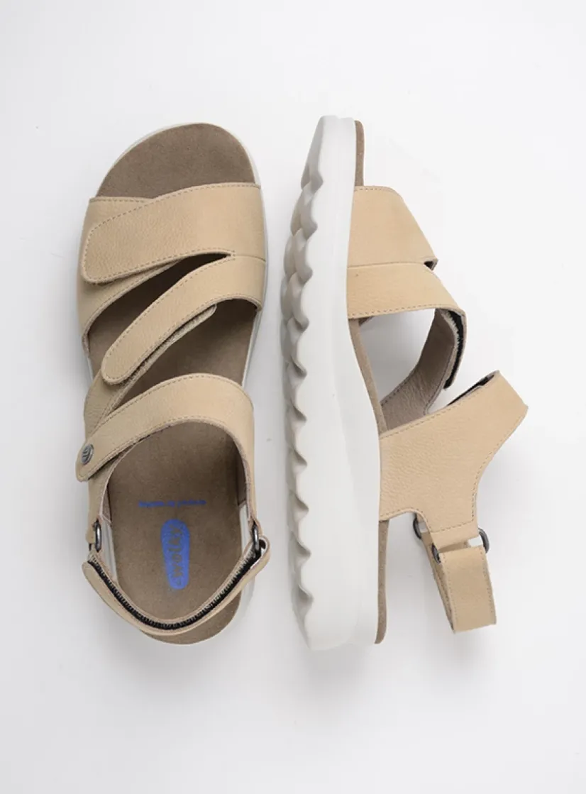 Wolky Yard - beige nubuck<DAMES Sandalen