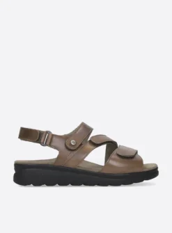 Wolky Yard - cognac leer<DAMES Sandalen