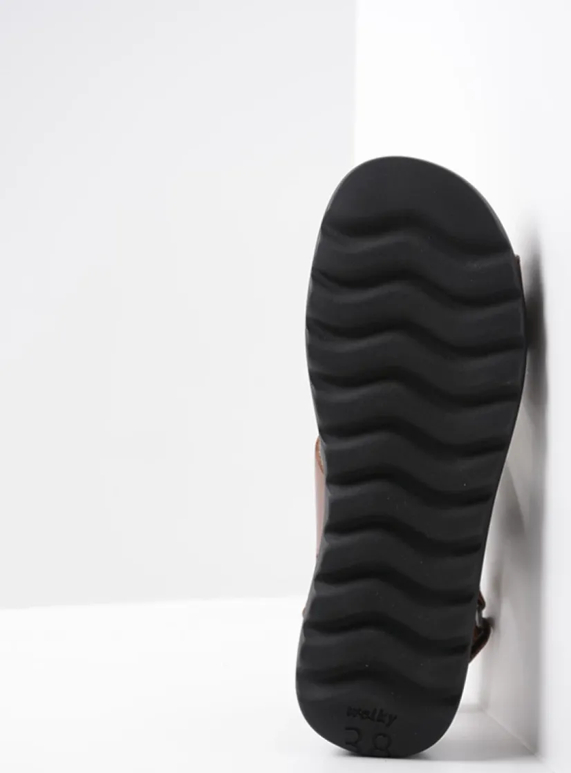 Wolky Yard - cognac leer<DAMES Sandalen