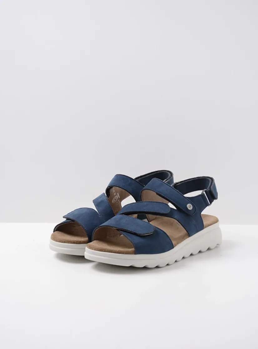 Wolky Yard - denim nubuck<DAMES Sandalen