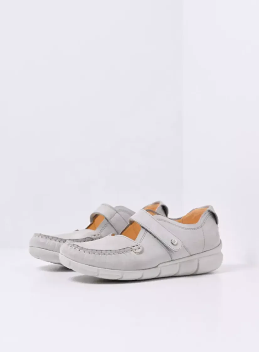 Wolky Yukon - gebroken wit effectleer<DAMES Bandschoenen