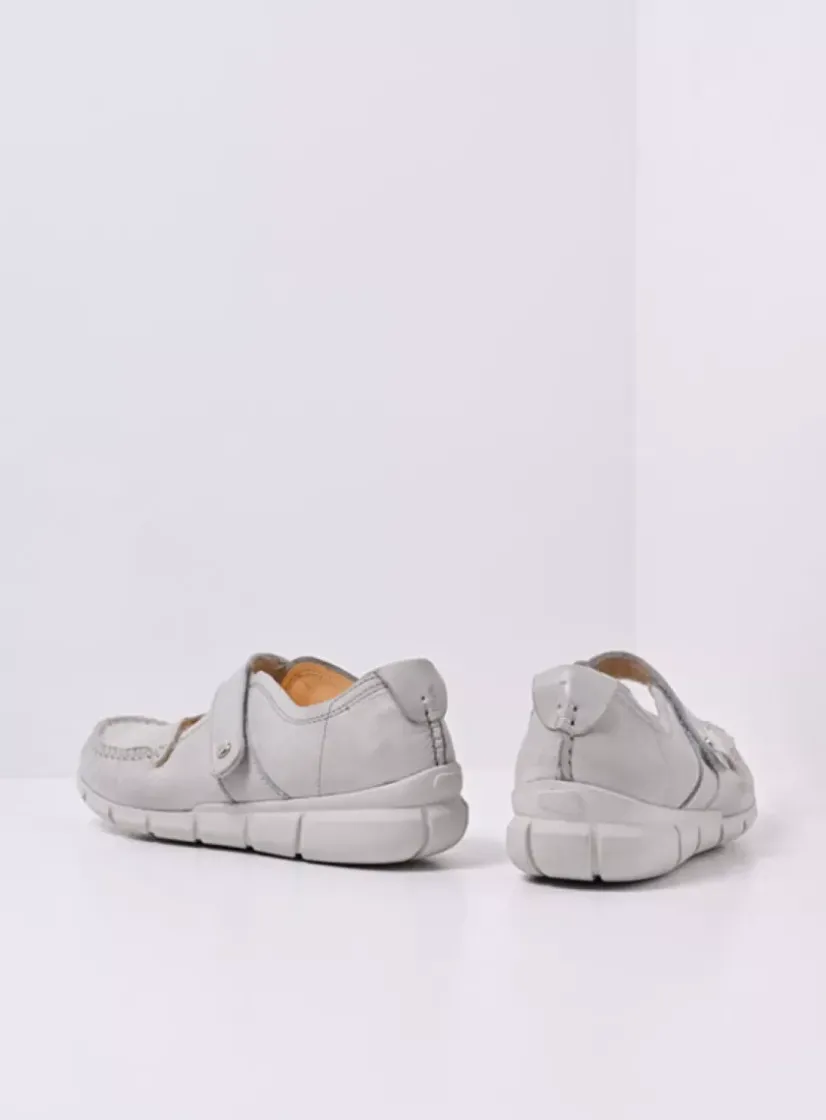Wolky Yukon - gebroken wit effectleer<DAMES Bandschoenen