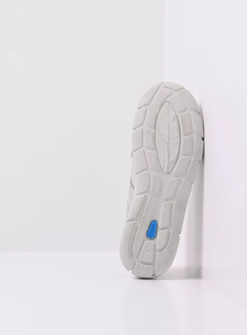Wolky Yukon - gebroken wit effectleer<DAMES Bandschoenen