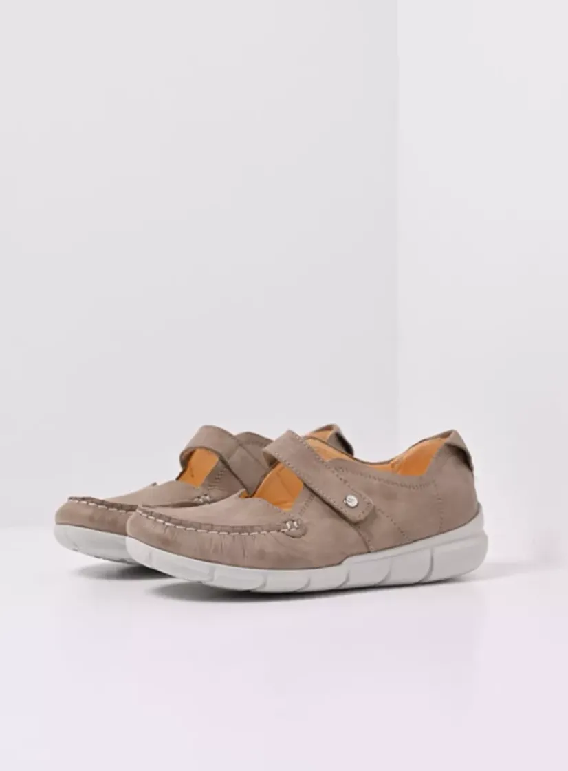Wolky Yukon - safari effectleer<DAMES Bandschoenen