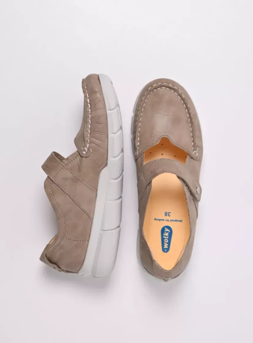Wolky Yukon - safari effectleer<DAMES Bandschoenen