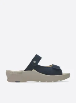 Wolky Zaandam - denim nubuck<DAMES Slippers