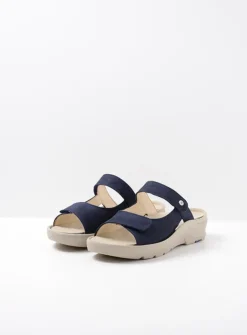 Wolky Zaandam - denim nubuck<DAMES Slippers
