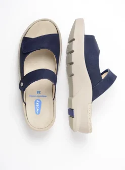 Wolky Zaandam - denim nubuck<DAMES Slippers