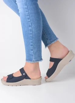 Wolky Zaandam - denim nubuck<DAMES Slippers