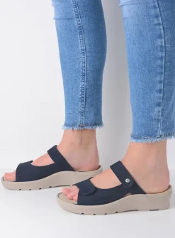 Wolky Zaandam - denim nubuck<DAMES Slippers
