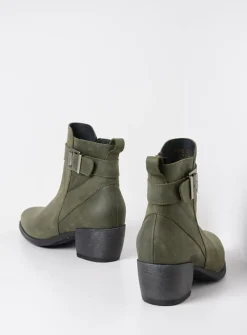 Wolky Zavalla HV - forestgroen nubuck<DAMES Cowboylaarzen|Herfst/Winter